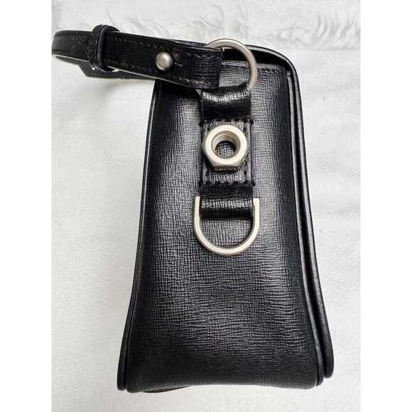 Off-White‎ Diagonal Stripe Flap Bag With Binder Clip Closure - Picture 10 of 12